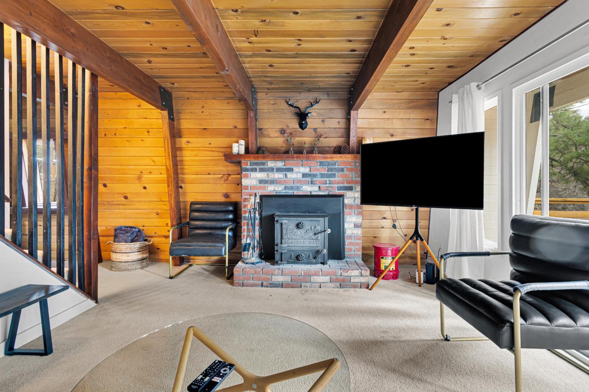 Cozy Crescent Tree Cabin Near Bear Mountain ビッグ・ベアー・レイク エクステリア 写真