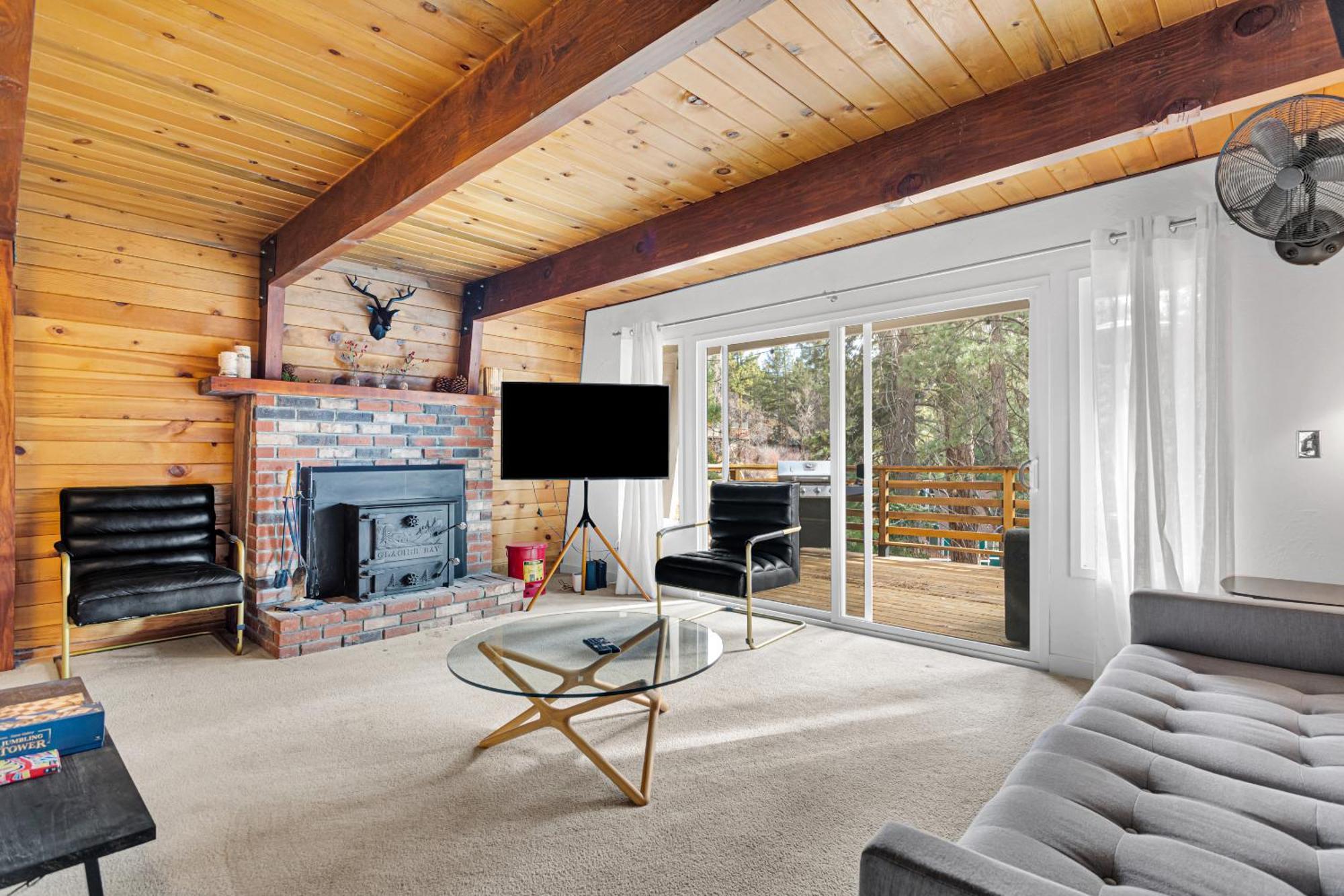 Cozy Crescent Tree Cabin Near Bear Mountain ビッグ・ベアー・レイク エクステリア 写真